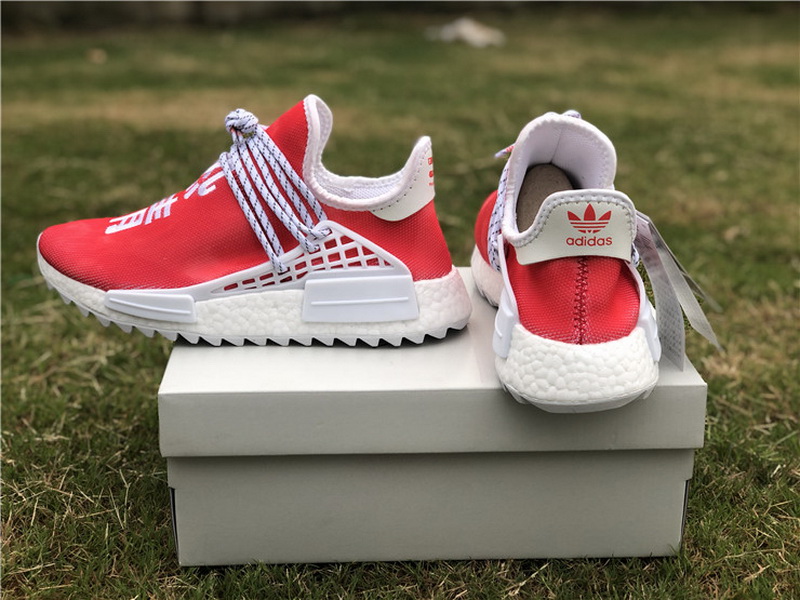 Super max Adidas NMD Human Race Pharrell China Exclusive Red(98% Authentic quality)